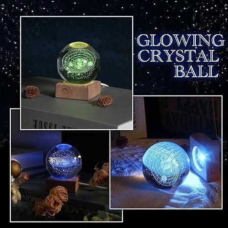 3D Crystal Lamp Ball(Assorted Design) - DROPSILK